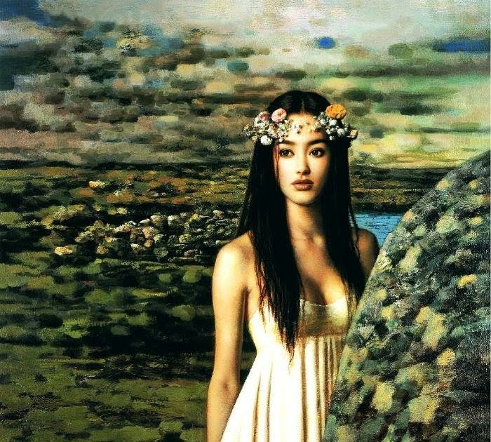 The painting of a woman